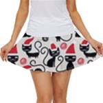 Cute Christmas Seamless Pattern Vector Women s Skort
