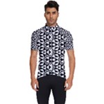 Geometric-tile-background Men s Short Sleeve Cycling Jersey