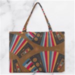Pattern Accordion Zipper Medium Tote Bag