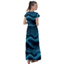 Technology Computer Background (1) Flutter Sleeve Maxi Dress View2