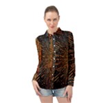 Data Abstract Abstract Background Background Long Sleeve Chiffon Shirt