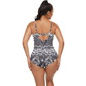 Vector-flat-space-design-background-with-text Retro Full Coverage Swimsuit View4