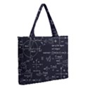 Mathematical-seamless-pattern-with-geometric-shapes-formulas Zipper Medium Tote Bag View2