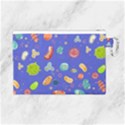 Virus-seamless-pattern Canvas Cosmetic Bag (Large) View2