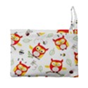 Seamless-pattern-vector-owl-cartoon-with-bugs Premium Foldable Grocery Recycle Bag View3