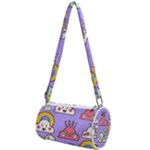 Cloud-seamless-pattern -- Mini Cylinder Bag