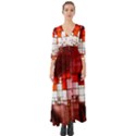 Pattern Structure Light Patterns Button Up Boho Maxi Dress View1