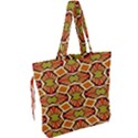 Geometry Shape Retro Trendy Symbol Drawstring Tote Bag View2