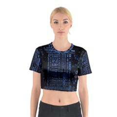 Doctor Who Tardis Cotton Crop Top