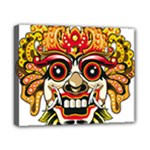 Bali Barong Mask Euclidean Vector Chiefs Face Canvas 10  x 8  (Stretched)
