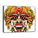 Bali Barong Mask Euclidean Vector Chiefs Face Canvas 14  x 11  (Stretched) View1