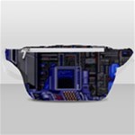 Blue Computer Monitor With Chair Game Digital Wallpaper, Digital Art Waist Bag Blue Computer Monitor With Chair Game Digital Wallpaper, Digital Art Waist Bag