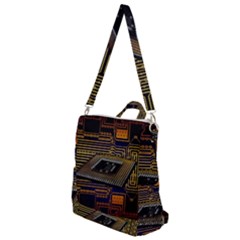Processor Cpu Board Circuit Crossbody Backpack