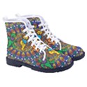 Grateful Dead Pattern Men s High-Top Canvas Sneakers View3