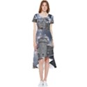Castle Building Architecture High Low Boho Dress View1