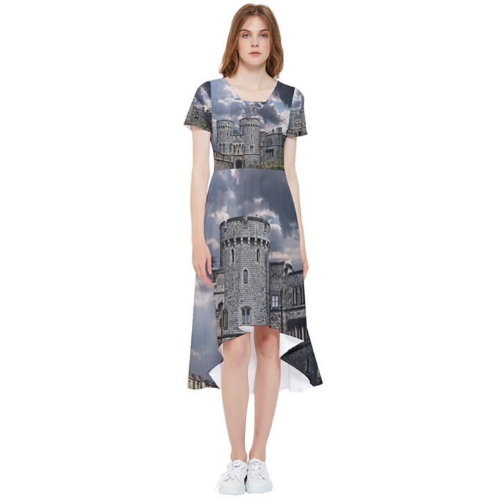 Castle Building Architecture High Low Boho Dress