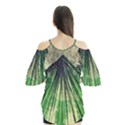 Acrylic abstract art design  Flutter Sleeve Tee  View2