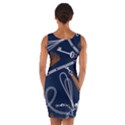 Chains-seamless-pattern Wrap Front Bodycon Dress View2