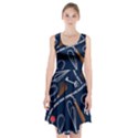 Chains-seamless-pattern Racerback Midi Dress View1