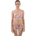 Cute-kawaii-patches-seamless-pattern Wrap Around Bikini Set View1