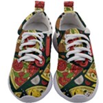 Vector-seamless-pizza-slice-pattern-hand-drawn-pizza-illustration-great-pizzeria-menu-background Kids Athletic Shoes
