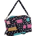 Art Pattern Design Wallpaper Background Print Patterns Canvas Crossbody Bag