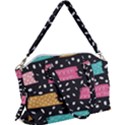 Art Pattern Design Wallpaper Background Print Patterns Canvas Crossbody Bag View1