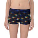Rainbows Pixel Pattern Boyleg Bikini Bottoms View1