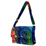 Colorful Digital Art Fractal Design Full Print Messenger Bag (M)