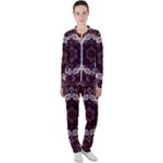 Rosette Kaleidoscope Mosaic Abstract Background Casual Jacket and Pants Set
