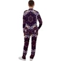 Rosette Kaleidoscope Mosaic Abstract Background Casual Jacket and Pants Set View2