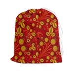 Seamless Pattern Slavic Folk Style Drawstring Pouch (2XL)