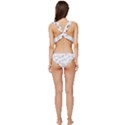 Cute Pattern With Easter Bunny Egg Low Cut Ruffle Edge Bikini Set View4