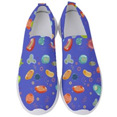 Virus-seamless-pattern Men s Slip On Sneakers