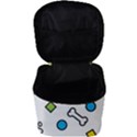 Dog Paw Seamless Pattern Footprint Bone Make Up Travel Bag (Big) View3