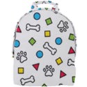 Dog Paw Seamless Pattern Footprint Bone Mini Full Print Backpack View1