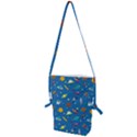 Space Rocket Solar System Pattern Folding Shoulder Bag View1