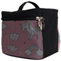 Cute-unicorn-seamless-pattern Make Up Travel Bag (Big) View2