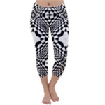 Tile-repeating-pattern-texture Capri Winter Leggings 