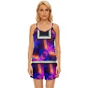 Box-abstract-frame-square Satin Pajama Short Set View1