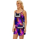 Box-abstract-frame-square Satin Pajama Short Set View2