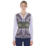 Tutug Oncom Sukabumi V-Neck Long Sleeve Top