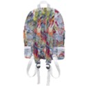 Abstract Background Pattern Zip Bottom Backpack View3