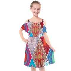 Mandala Pattern, Desenho, Designs, Glitter, Pattern Kids  Cut Out Shoulders Chiffon Dress