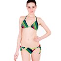 Abstract Geometric Design Pattern Classic Bikini Set View3