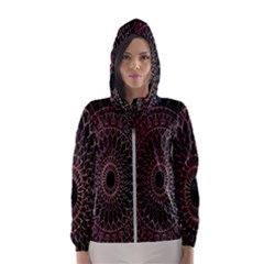Mandala   Lockscreen , Aztec Women s Hooded Windbreaker