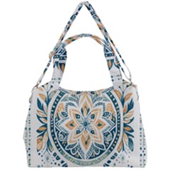 Boho Pattern Double Compartment Shoulder Bag