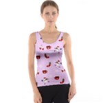 Christmas Xmas Background Design Pattern Women s Basic Tank Top