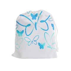 Butterfly T- Shirt Butterfly T- Shirt Drawstring Pouch (xl)