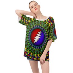 Grateful Dead Oversized Chiffon Top